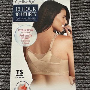Playtex 18 Hour Posture Support Bra with Front Close Wire free 40C (K205)